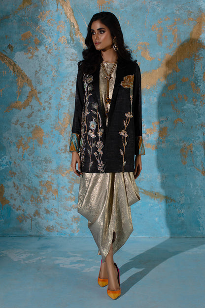 Wardha Saleem | Luxury Pret Fusion Wear | NOVA LUX - JACKET - House Of Anaya