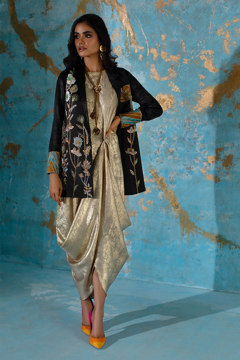 Wardha Saleem | Luxury Pret Fusion Wear | NOVA LUX - JACKET - House Of Anaya