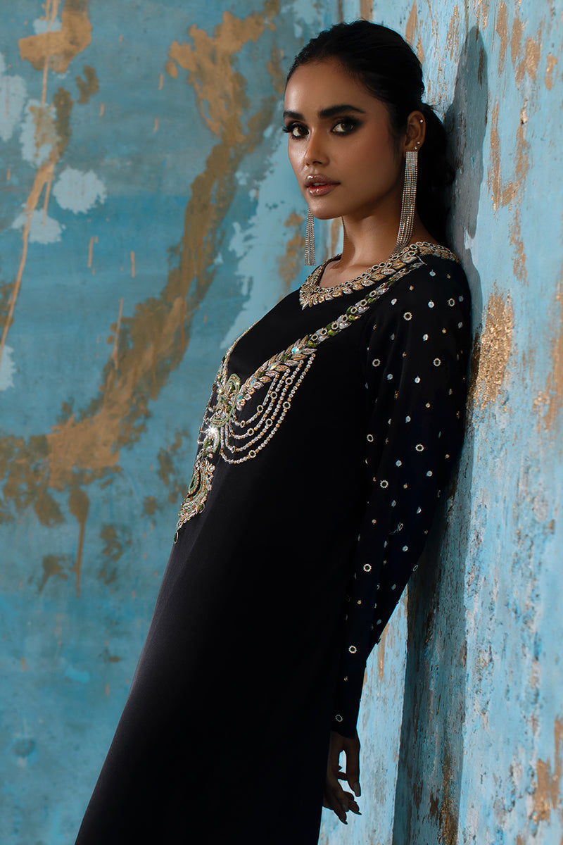 Wardha Saleem | Luxury Pret Fusion Wear | BELLE - KAFTAN - House Of Anaya