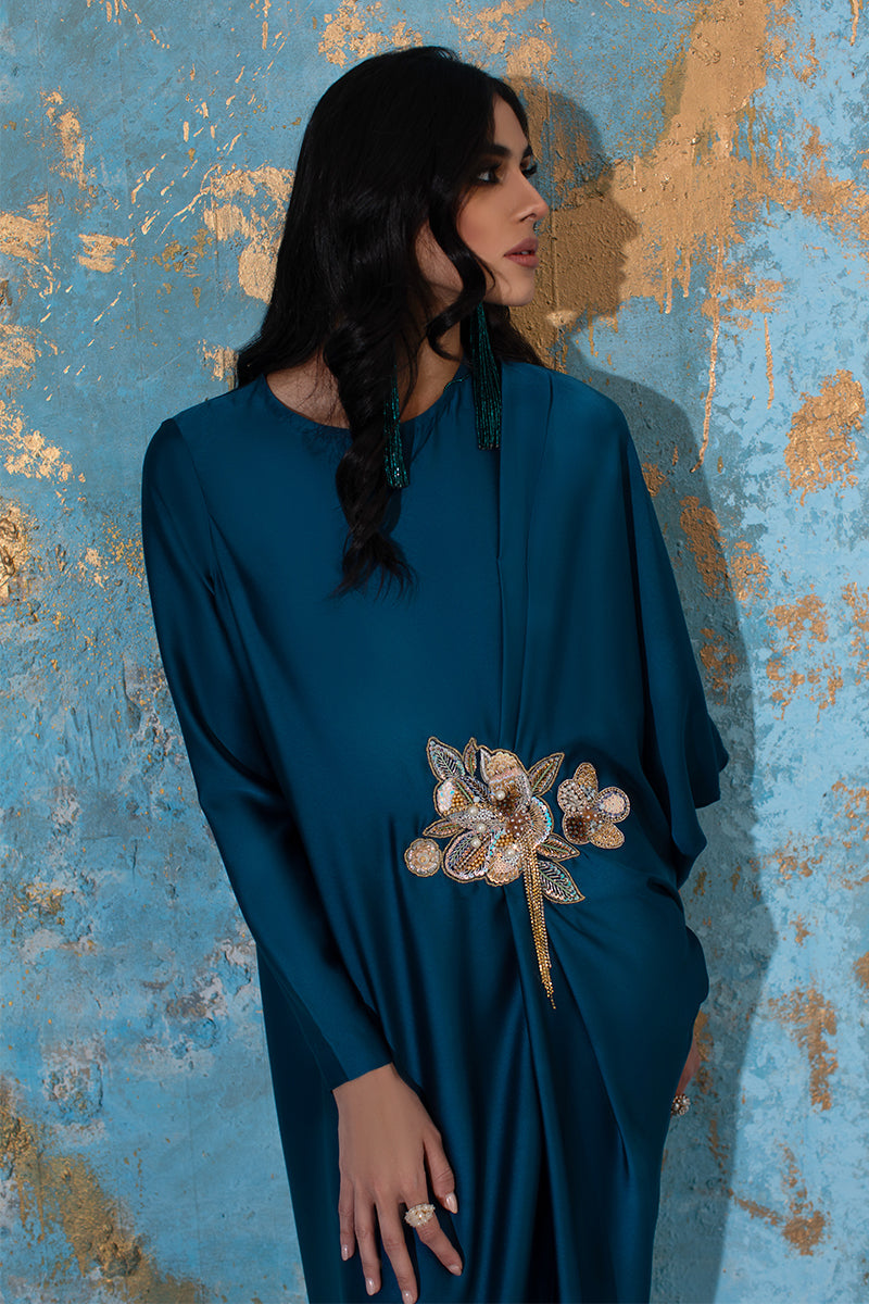Wardha Saleem | Luxury Pret Fusion Wear | AVA - KAFTAN - House Of Anaya