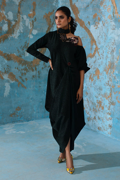 Wardha Saleem | Luxury Pret Fusion Wear | IVY - FORMAL DRAPE - House Of Anaya