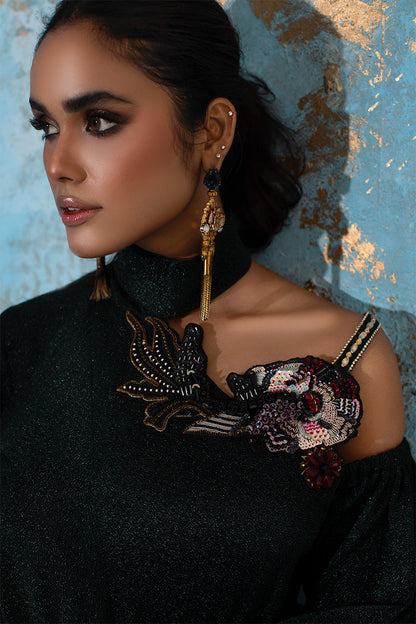 Wardha Saleem | Luxury Pret Fusion Wear | IVY - FORMAL DRAPE - House Of Anaya