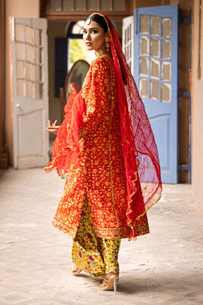The Pink Tree Company | Wedding Wear | TANGERINE IN RED - House Of Anaya