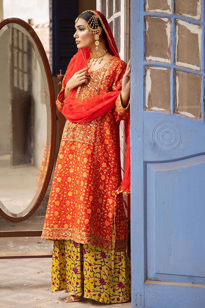 The Pink Tree Company | Wedding Wear | TANGERINE IN RED - House Of Anaya