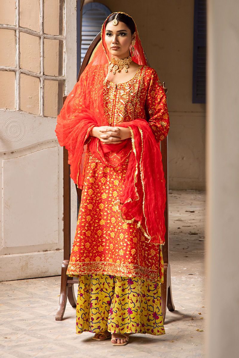 The Pink Tree Company | Wedding Wear | TANGERINE IN RED - House Of Anaya