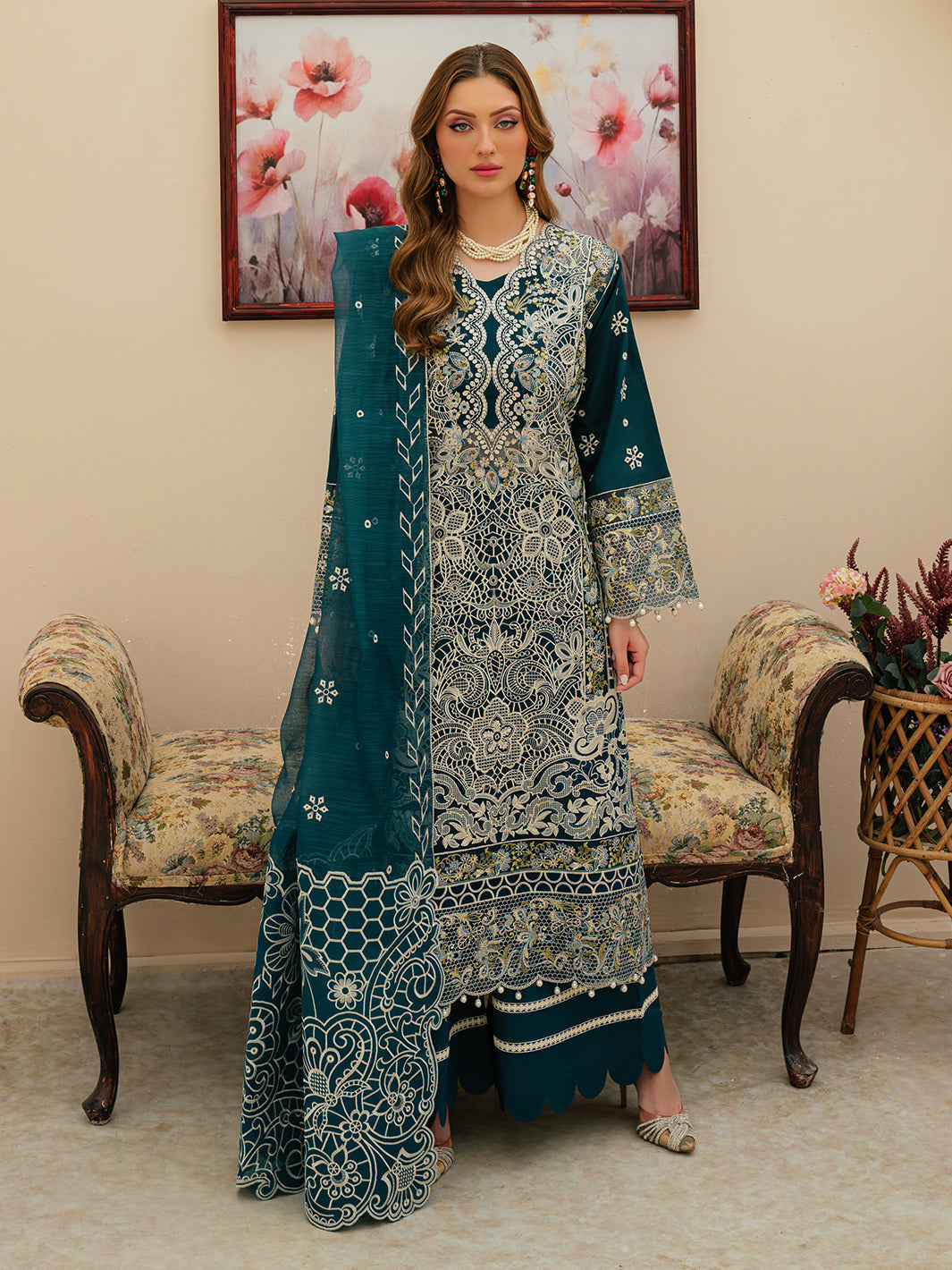 Mahnur | Allenura Luxury Lawn 24 | TUSCANY - House Of Anaya