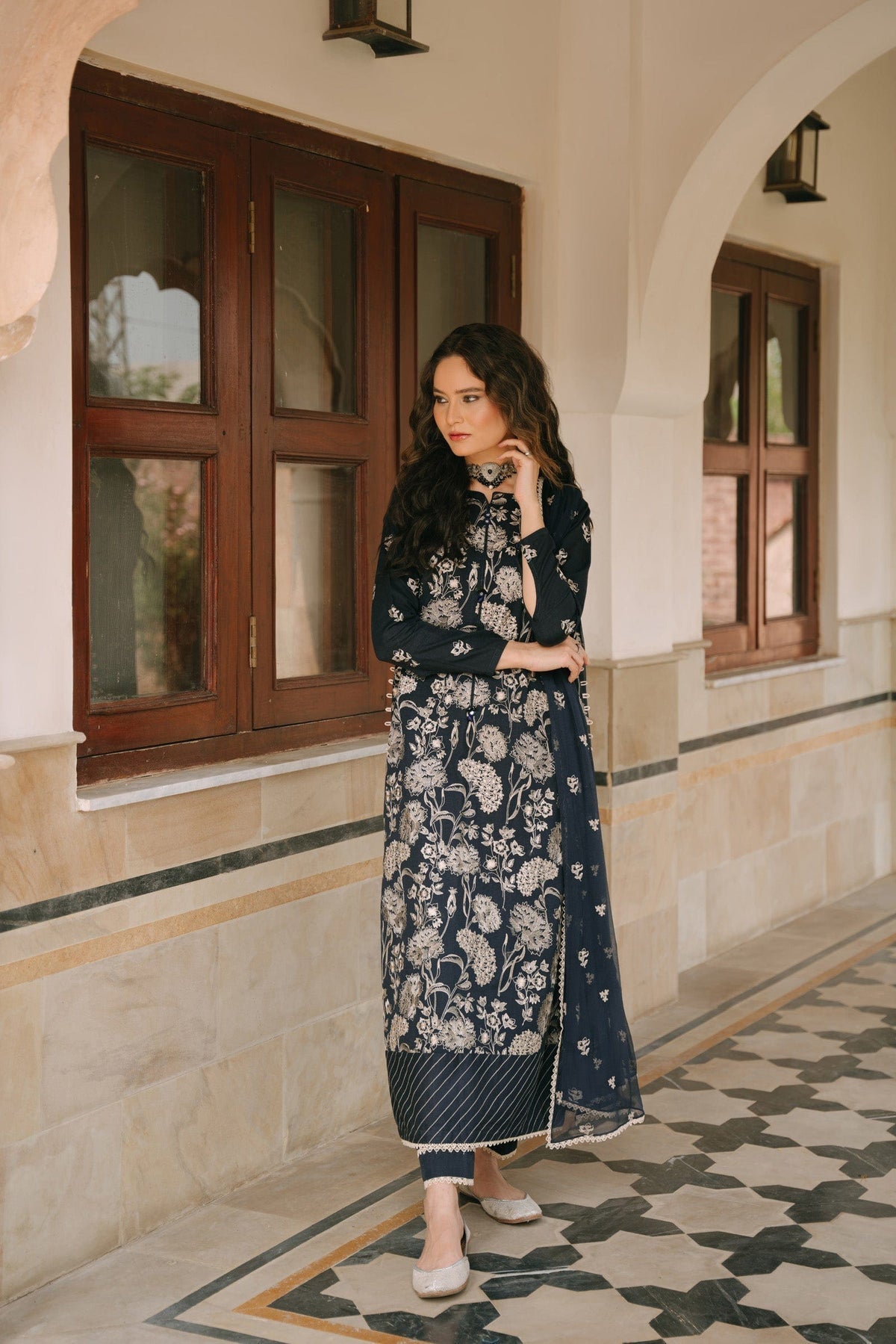 Taana Baana | Manzil Winter |  C3412B - House Of Anaya