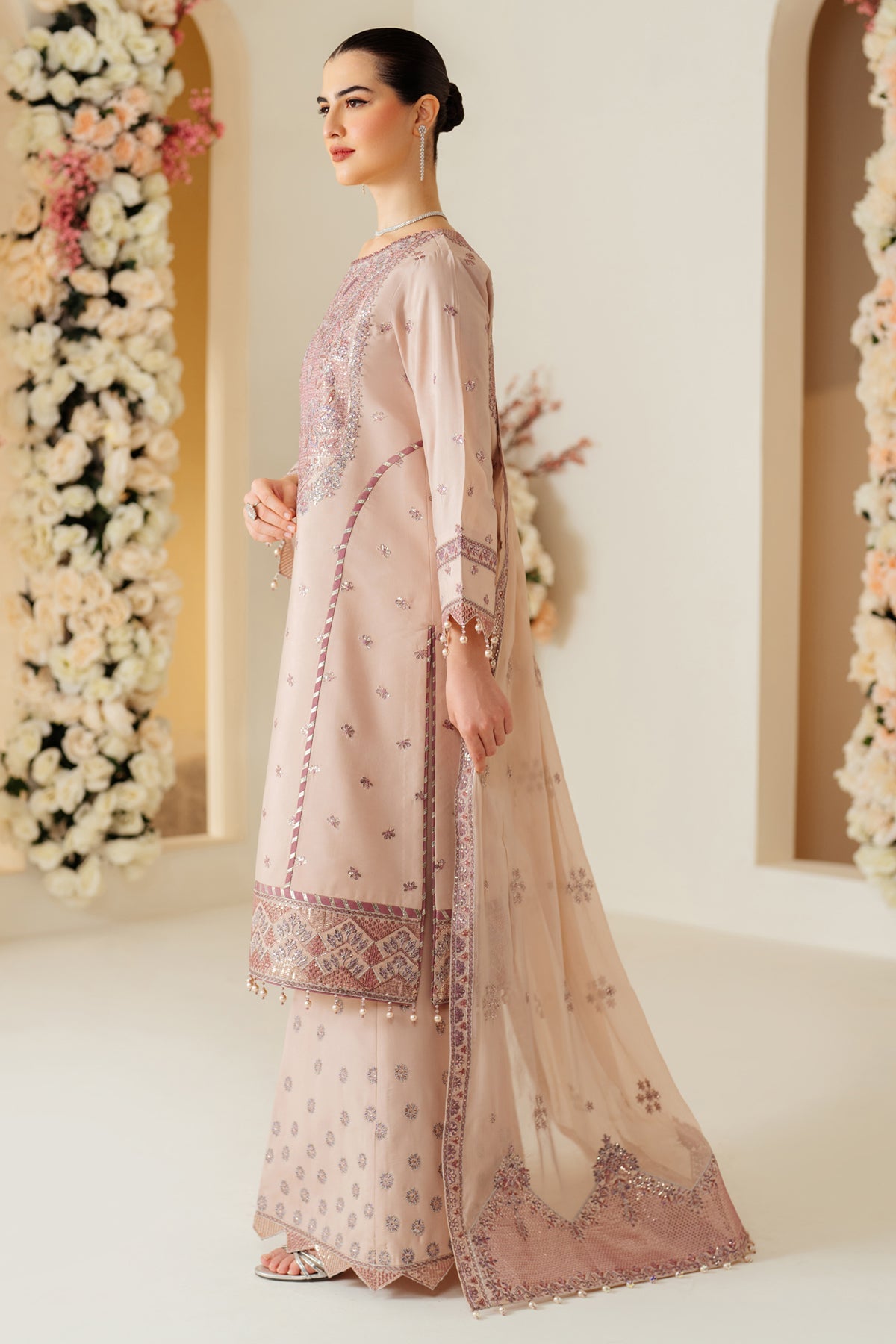 Alizeh | Luxury Raw Silk | AF-RS-08-TAFFY - House Of Anaya