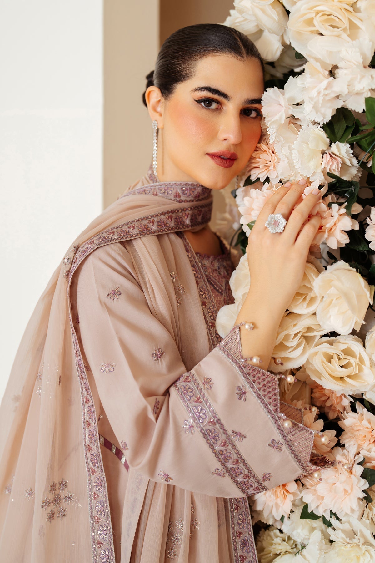 Alizeh | Luxury Raw Silk | AF-RS-08-TAFFY - House Of Anaya