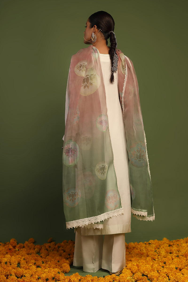 Wardha Saleem | Luxury Pret Traditional Wear | KANWAL - SHIRT WITH PANTS (2 PC) - House Of Anaya