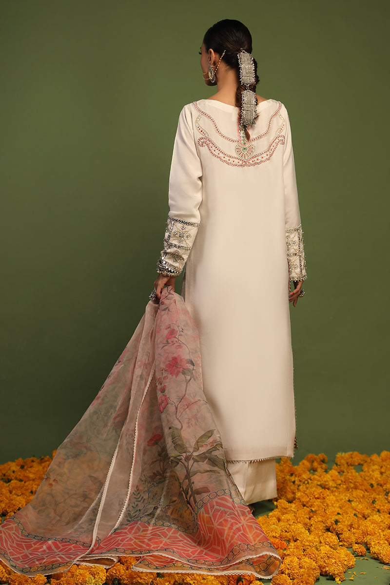 Wardha Saleem | Luxury Pret Traditional Wear | AKS - SHIRT WITH PANTS (2 PC) - House Of Anaya
