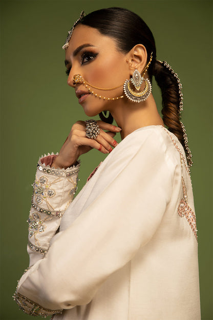 Wardha Saleem | Luxury Pret Traditional Wear | AKS - SHIRT WITH PANTS (2 PC) - House Of Anaya
