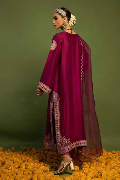 Wardha Saleem | Luxury Pret Traditional Wear | SAANJH - PURE SILK (2 PC) - House Of Anaya