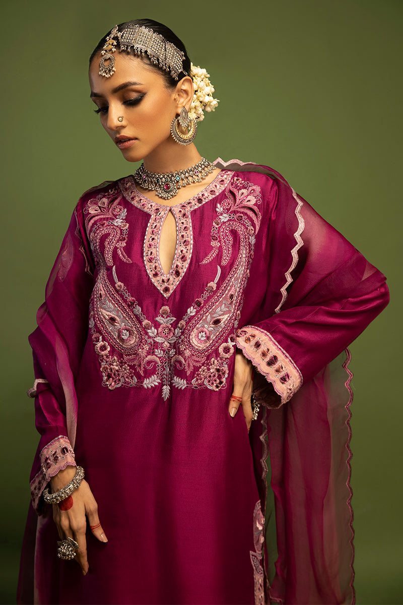 Wardha Saleem | Luxury Pret Traditional Wear | SAANJH - PURE SILK (2 PC) - House Of Anaya