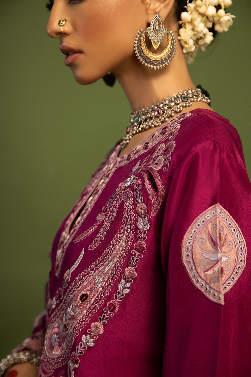 Wardha Saleem | Luxury Pret Traditional Wear | SAANJH - PURE SILK (2 PC) - House Of Anaya