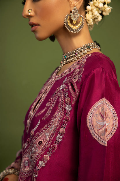 Wardha Saleem | Luxury Pret Traditional Wear | SAANJH - PURE SILK (2 PC) - House Of Anaya