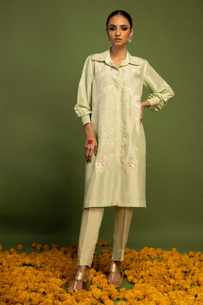 Wardha Saleem | Luxury Pret Traditional Wear | QALB - PURE SILK (2 PC) - House Of Anaya