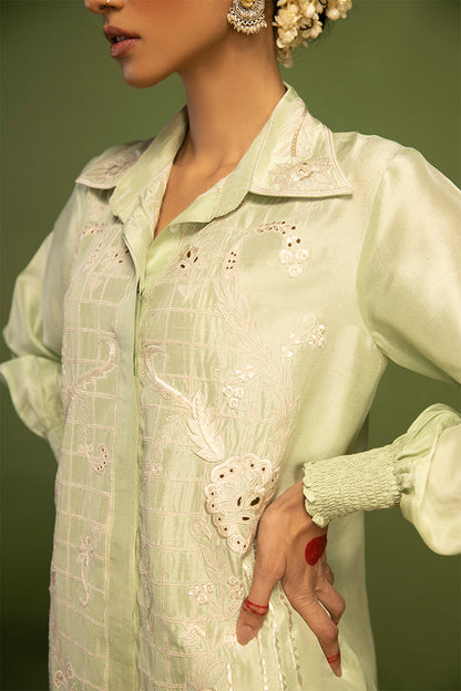 Wardha Saleem | Luxury Pret Traditional Wear | QALB - PURE SILK (2 PC) - House Of Anaya
