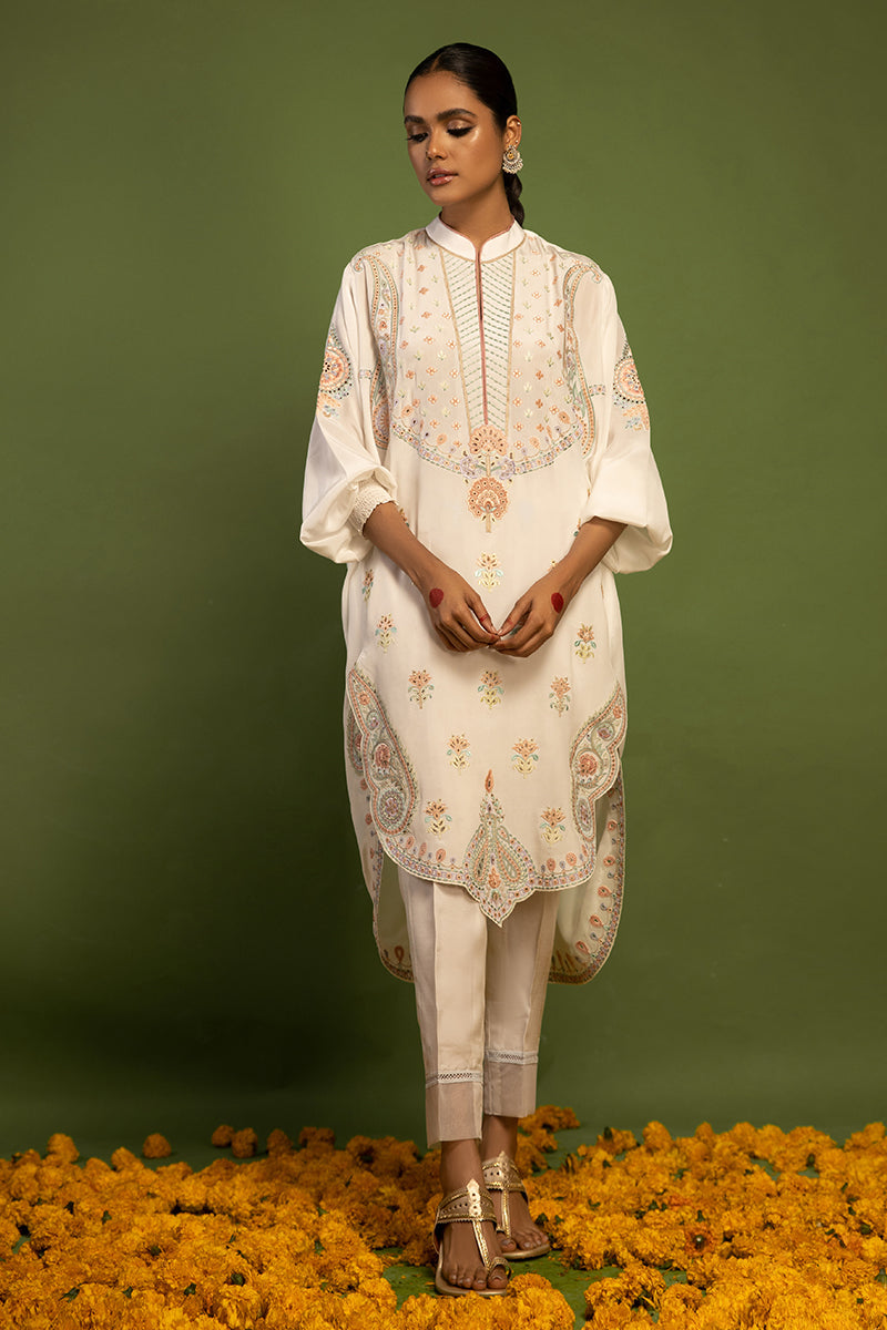 Wardha Saleem | Luxury Pret Traditional Wear | AKS-PURE SILK (2 PC) - House Of Anaya
