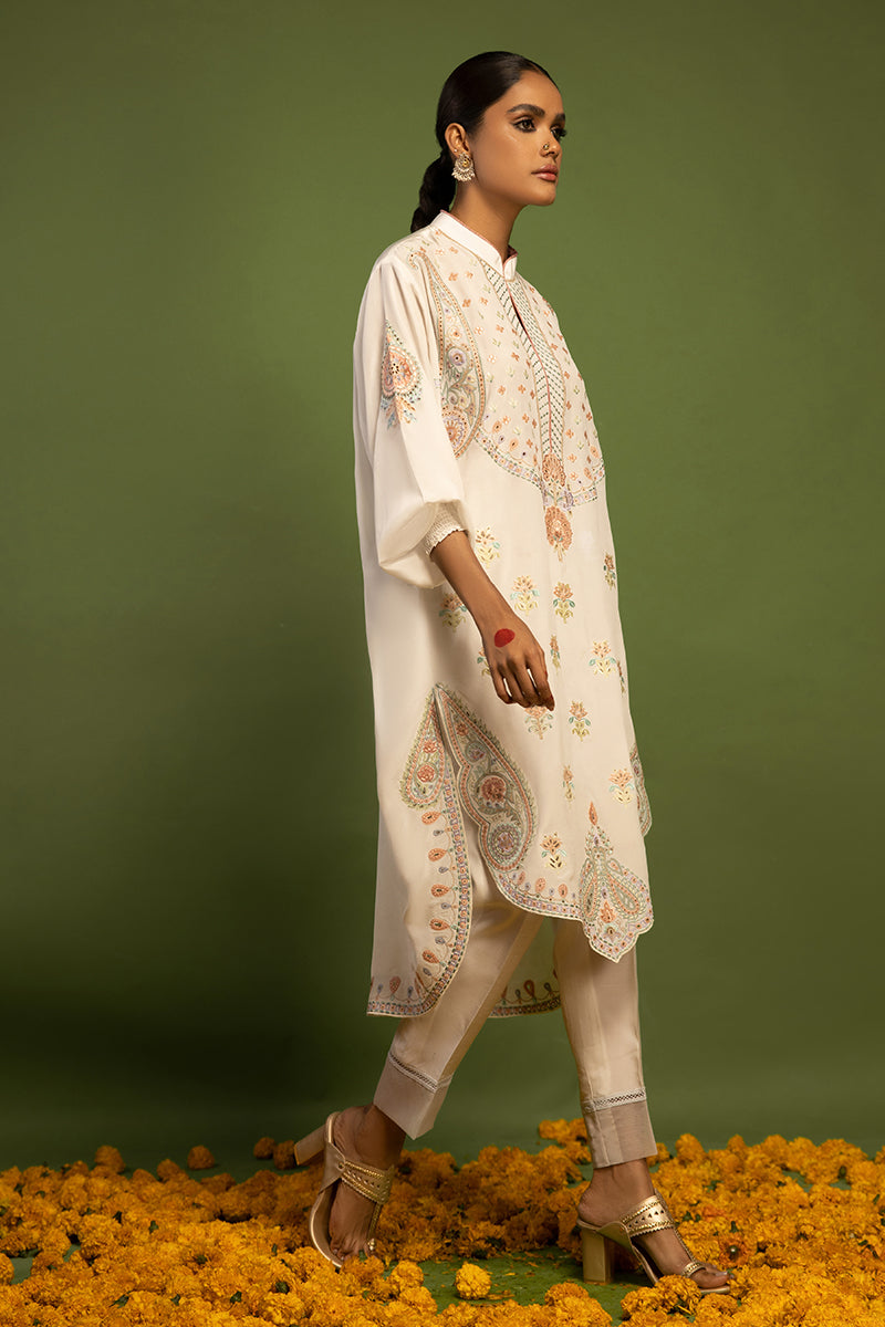 Wardha Saleem | Luxury Pret Traditional Wear | AKS-PURE SILK (2 PC) - House Of Anaya