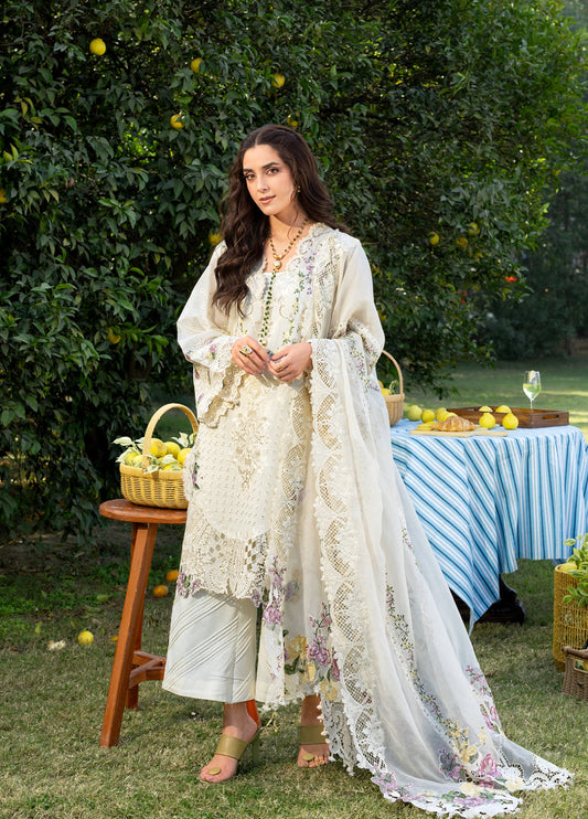 Elaf Premium | Eid Lawn'26 | ELY-3A PERLE