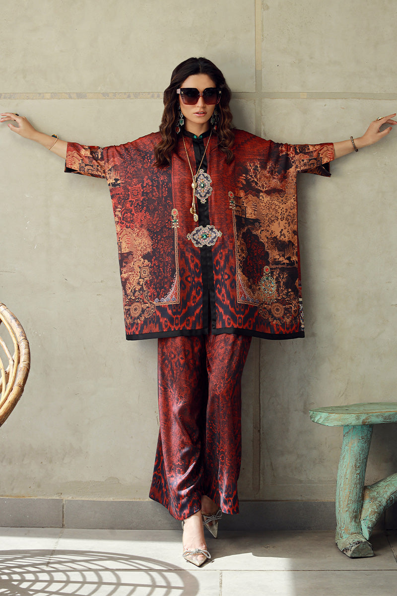 Wardha Saleem | Luxury Pret Fusion Wear | HAZEL (2PC) - House Of Anaya