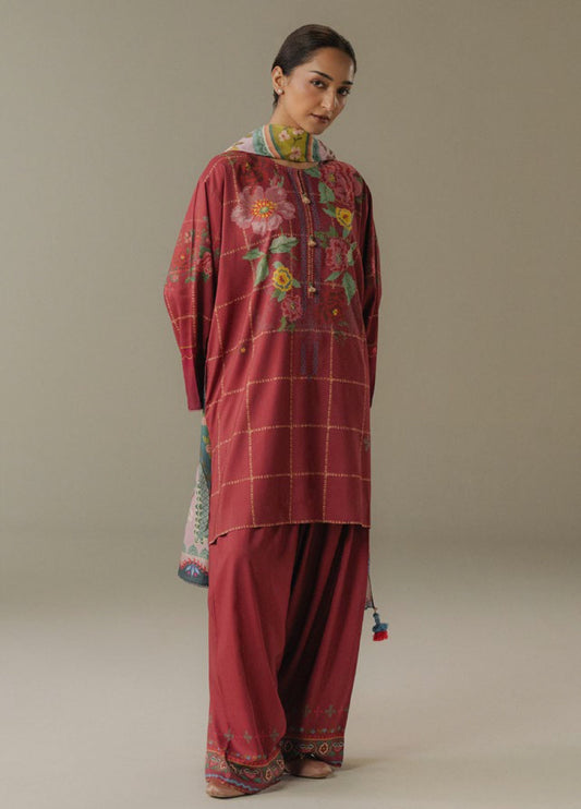 Zara Shahjahan | Coco Prints 25 |Olive Hour-5B