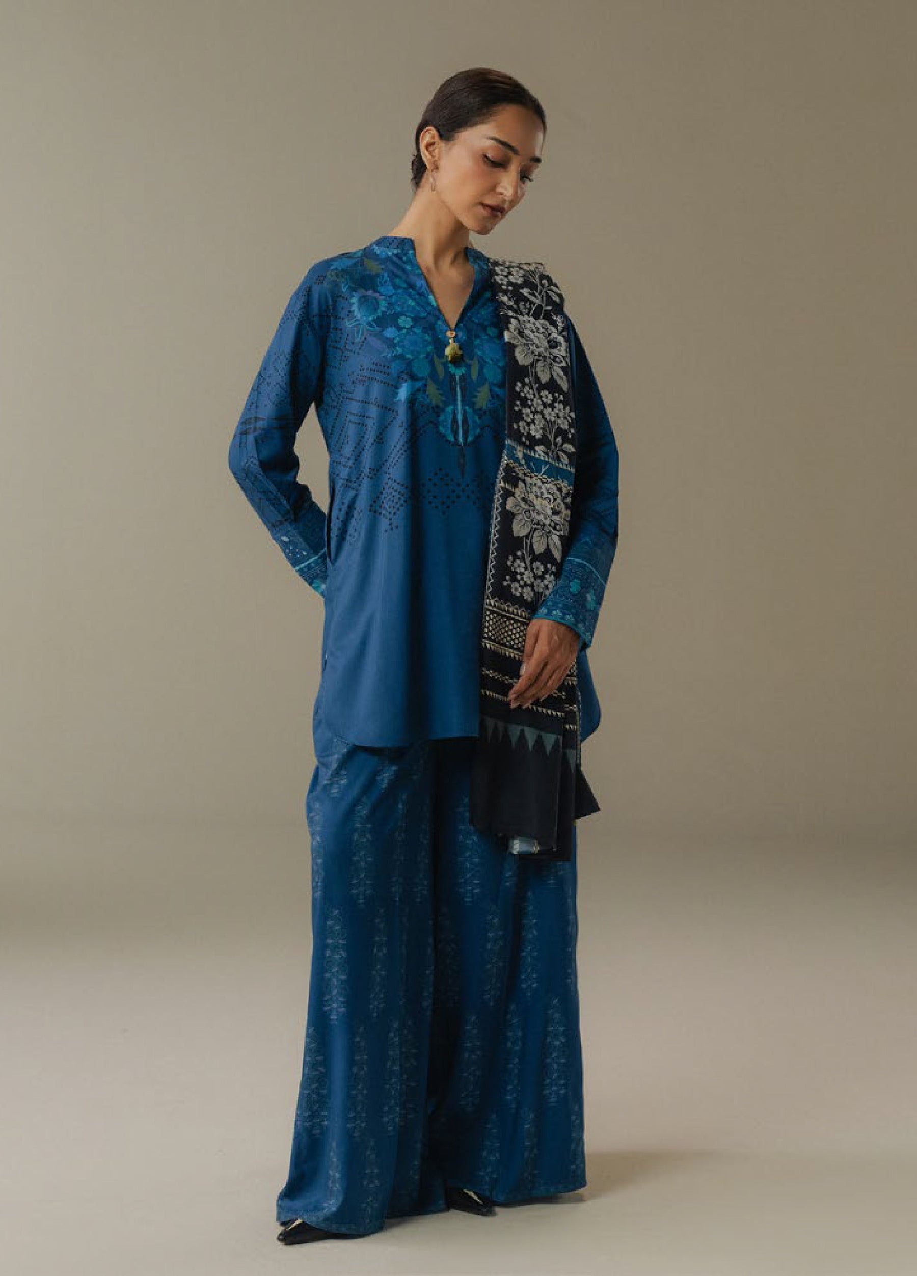 Zara Shahjahan | Coco Prints 25 |Terracotta Sky-9B