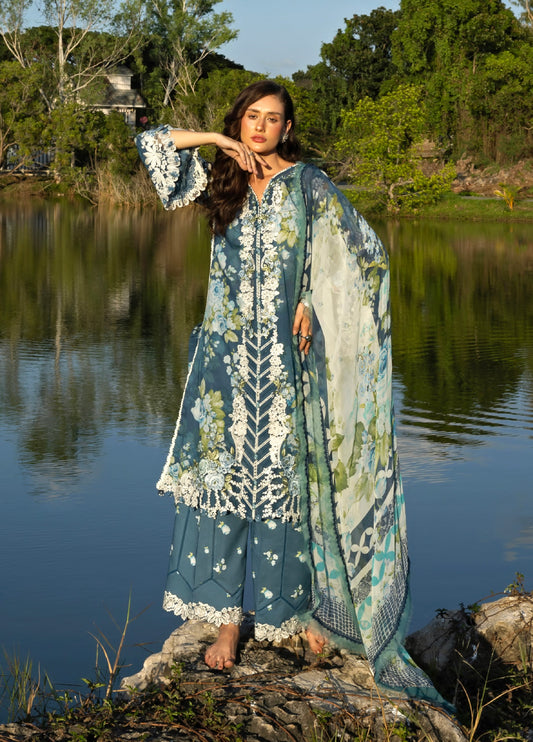 Elaf Premium | Eid Lawn'26 | ESA-7B SEA ENCHANTRESS