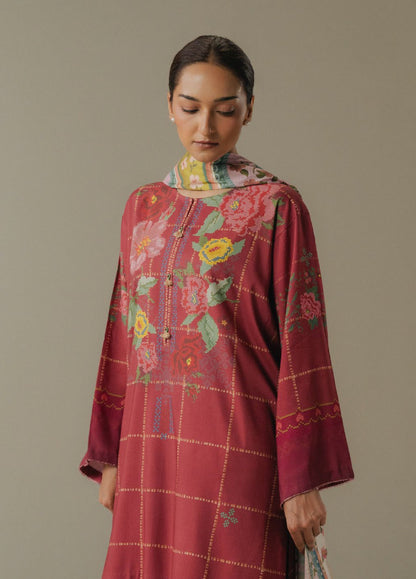Zara Shahjahan | Coco Prints 25 |Olive Hour-5B