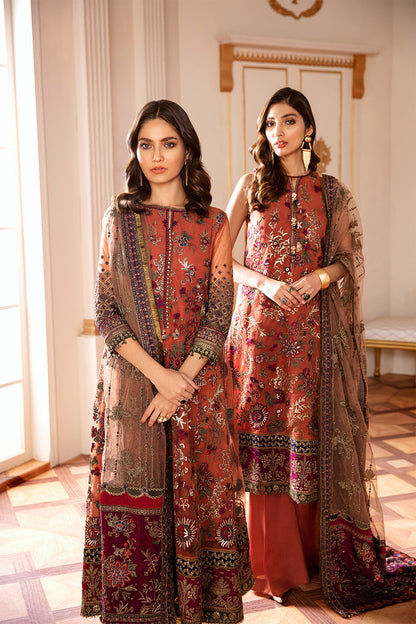 Baroque-EMBROIDERED NET CH07-03 - Riwayat-e-khas