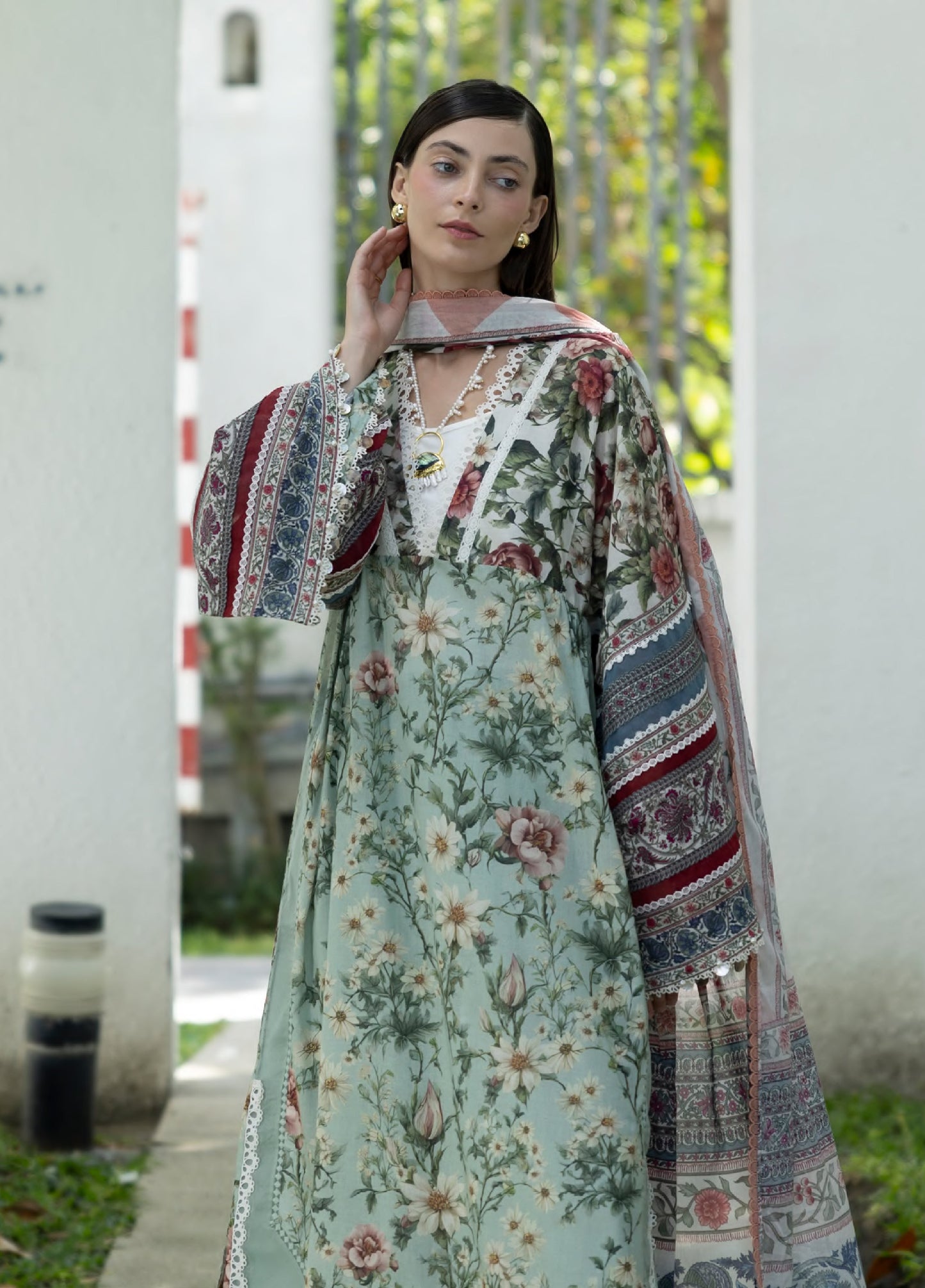 Elaf Premium | Eid Lawn'26 | EPN-6B OPALINE GARDEN