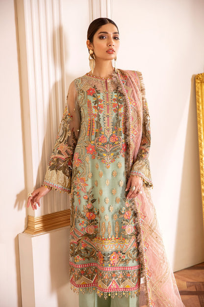 Baroque-EMBROIDERED NET CH07-01 - Riwayat-e-khas