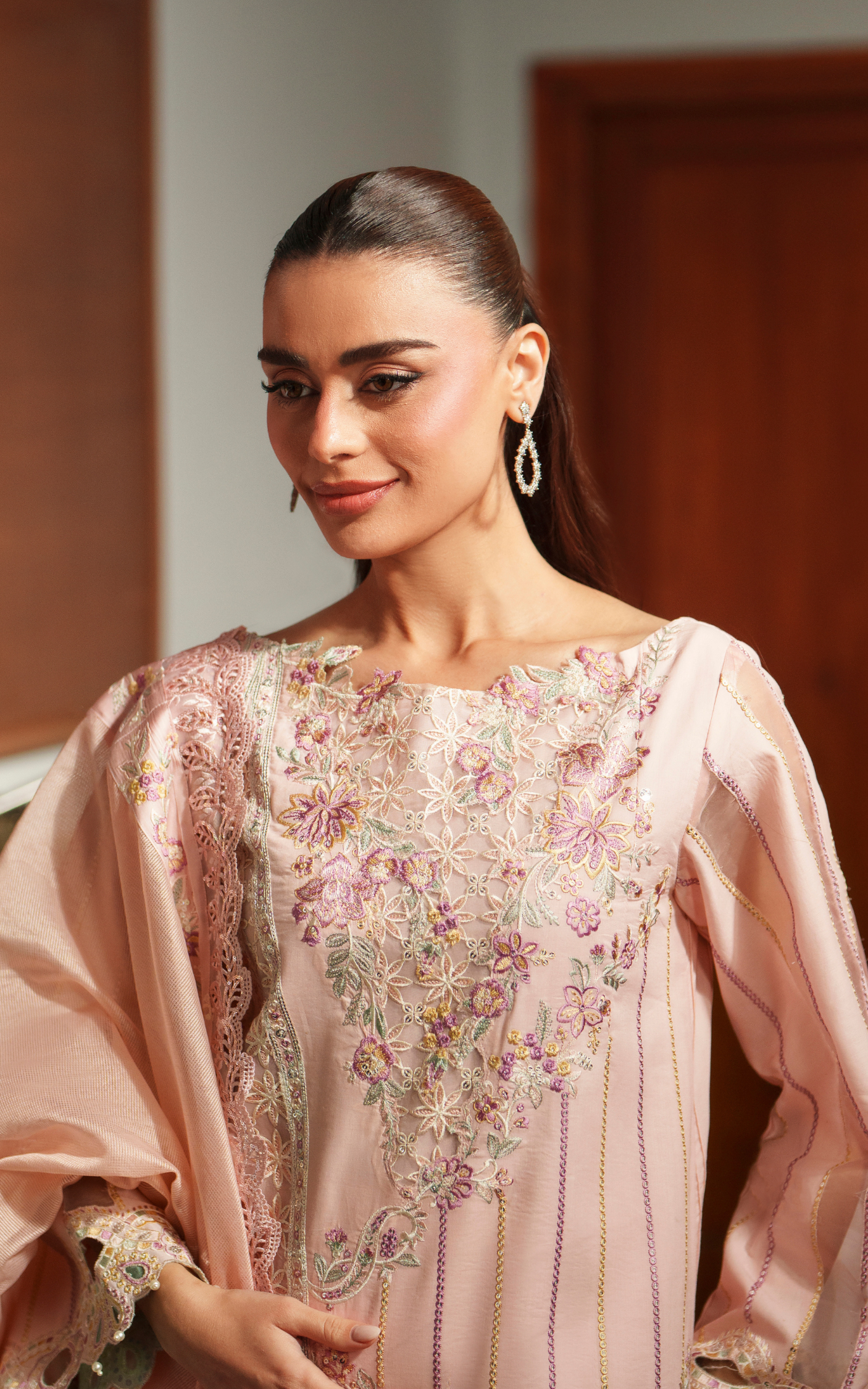 Asifa and Nabeel | Versa Luxury Lawn 26 | Crimson Courage VUL26-08