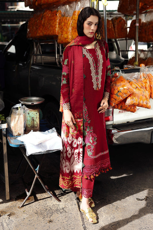 Charizma | Poshima Winters 25 | 3-pc Unstitched Wool Shawl Collection PSW5-01