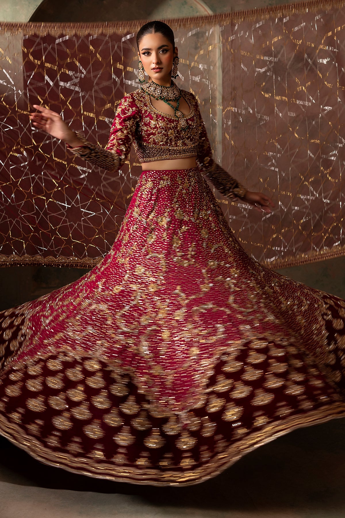 Mina Kashif | Maharani Bridals | Zarafshan