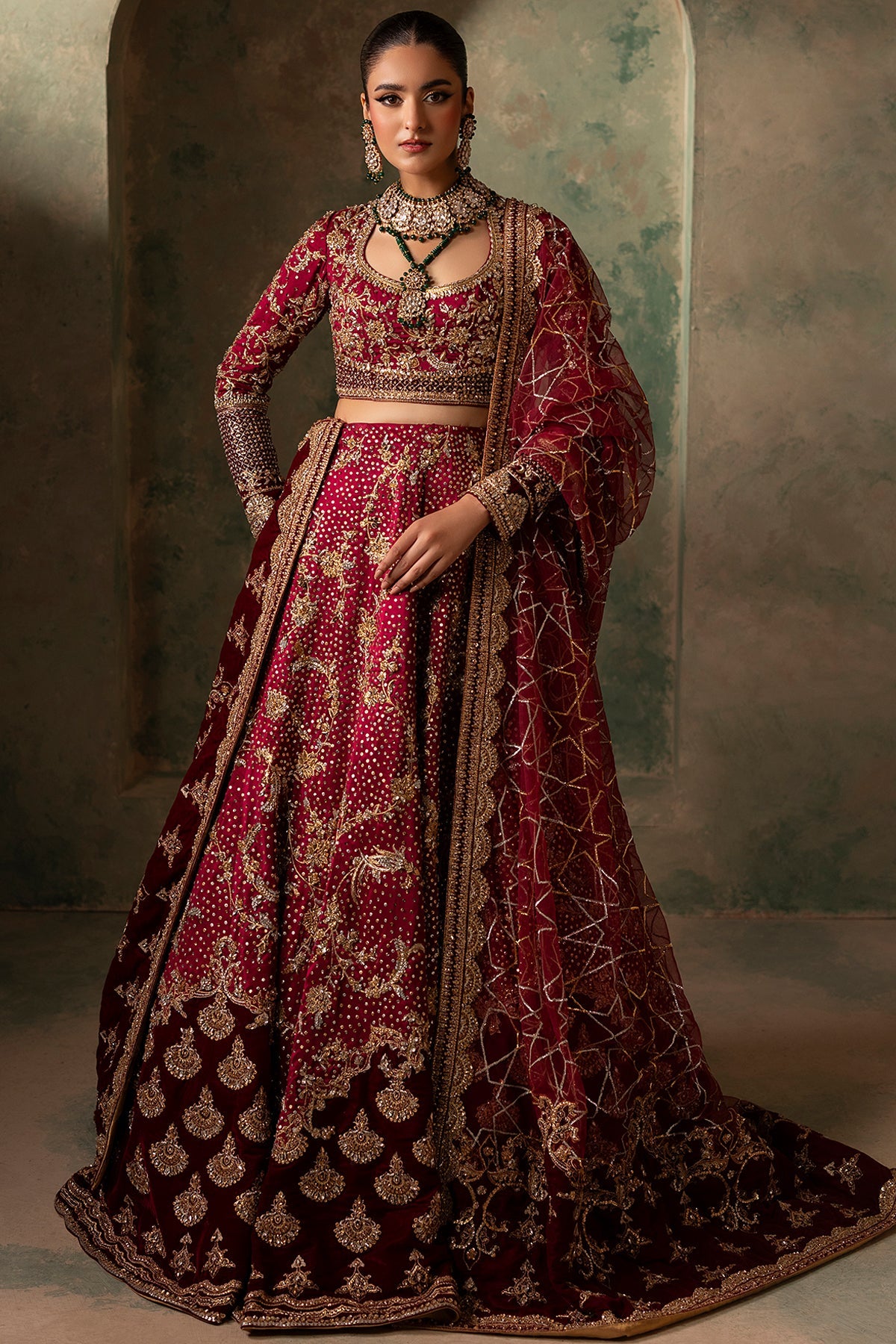 Mina Kashif | Maharani Bridals | Zarafshan