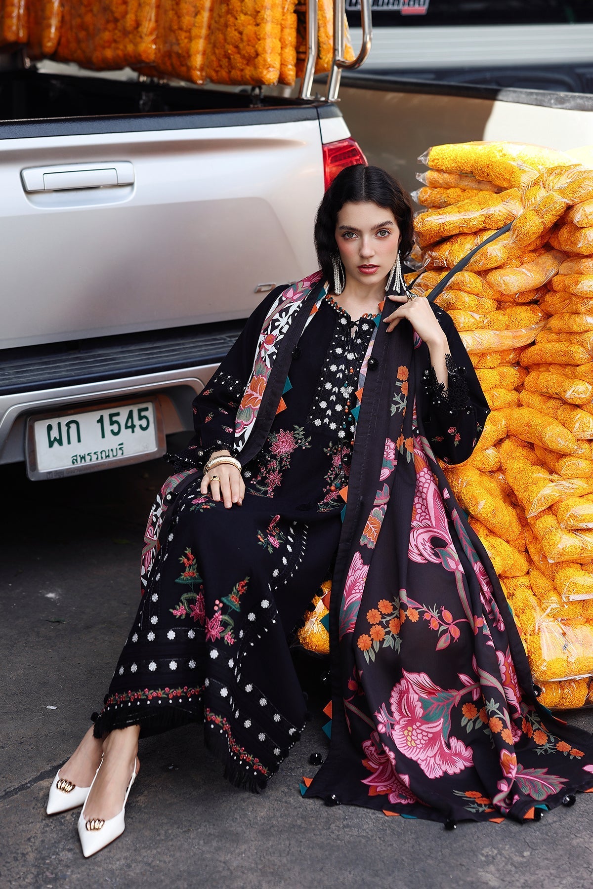 Charizma | Poshima Winters 25 | 3-pc Unstitched Wool Shawl Collection PSW5-07