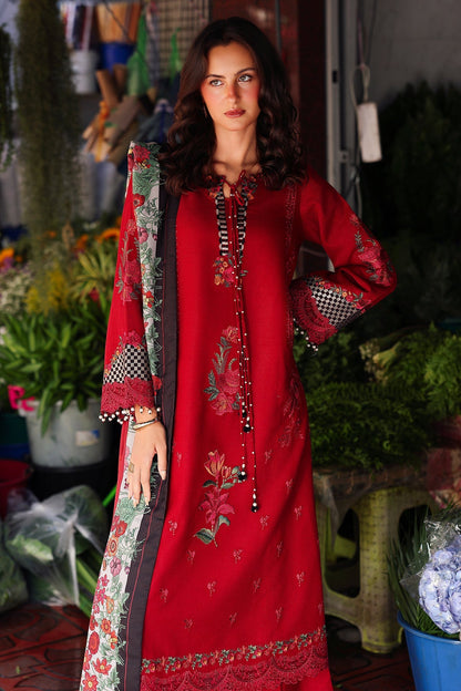 Charizma | Poshima Winters 25 | 3-pc Unstitched Wool Shawl Collection PSW5-08