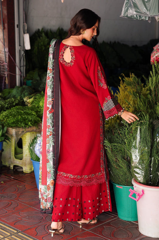 Charizma | Poshima Winters 25 | 3-pc Unstitched Wool Shawl Collection PSW5-08