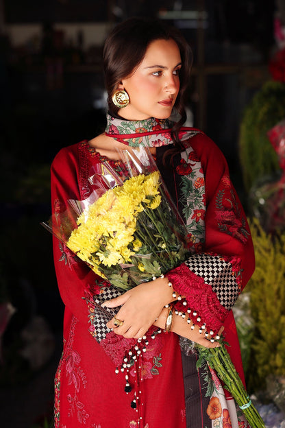 Charizma | Poshima Winters 25 | 3-pc Unstitched Wool Shawl Collection PSW5-08