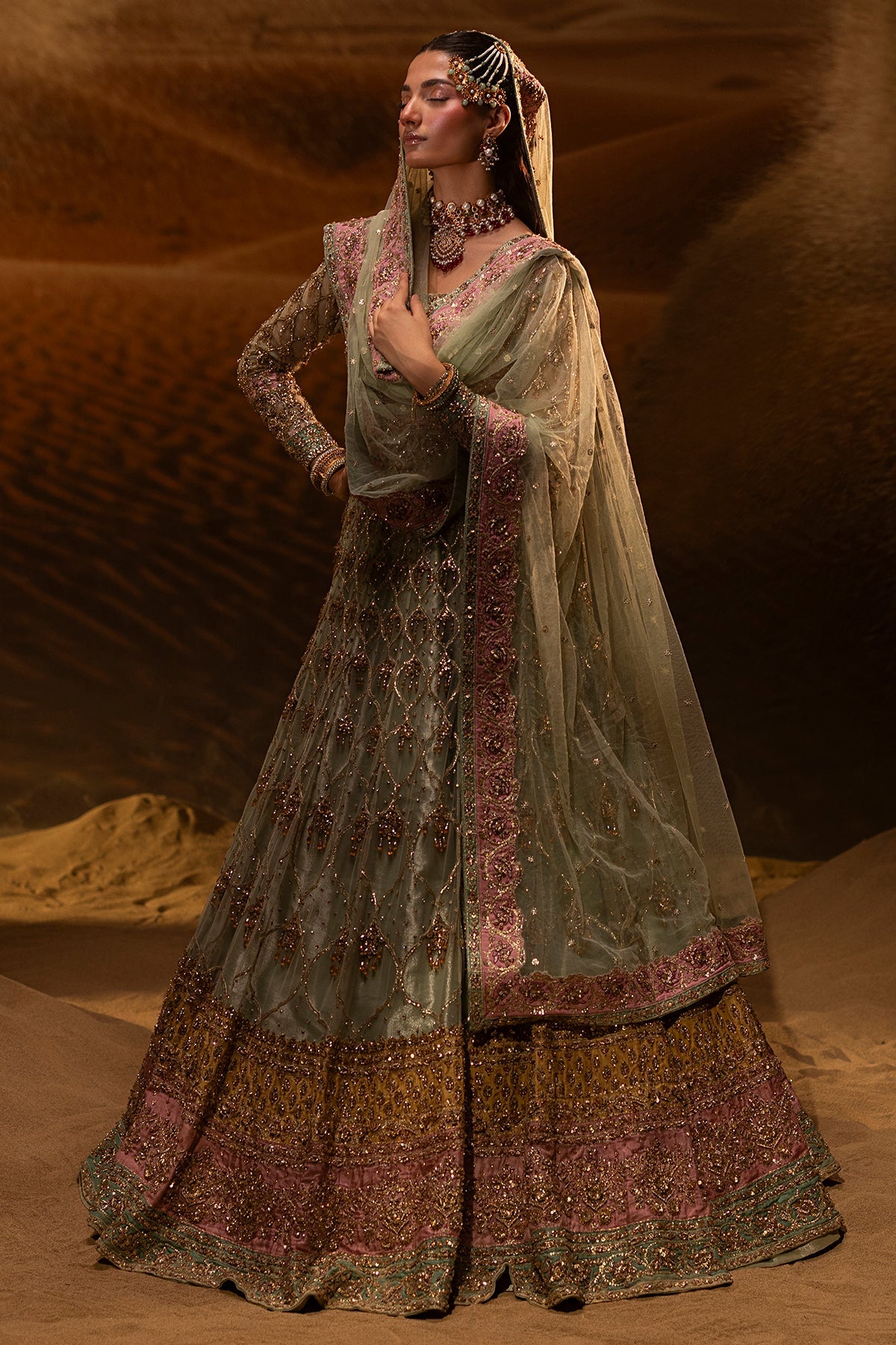 Mina Kashif | Maharani Bridals | Dhanak