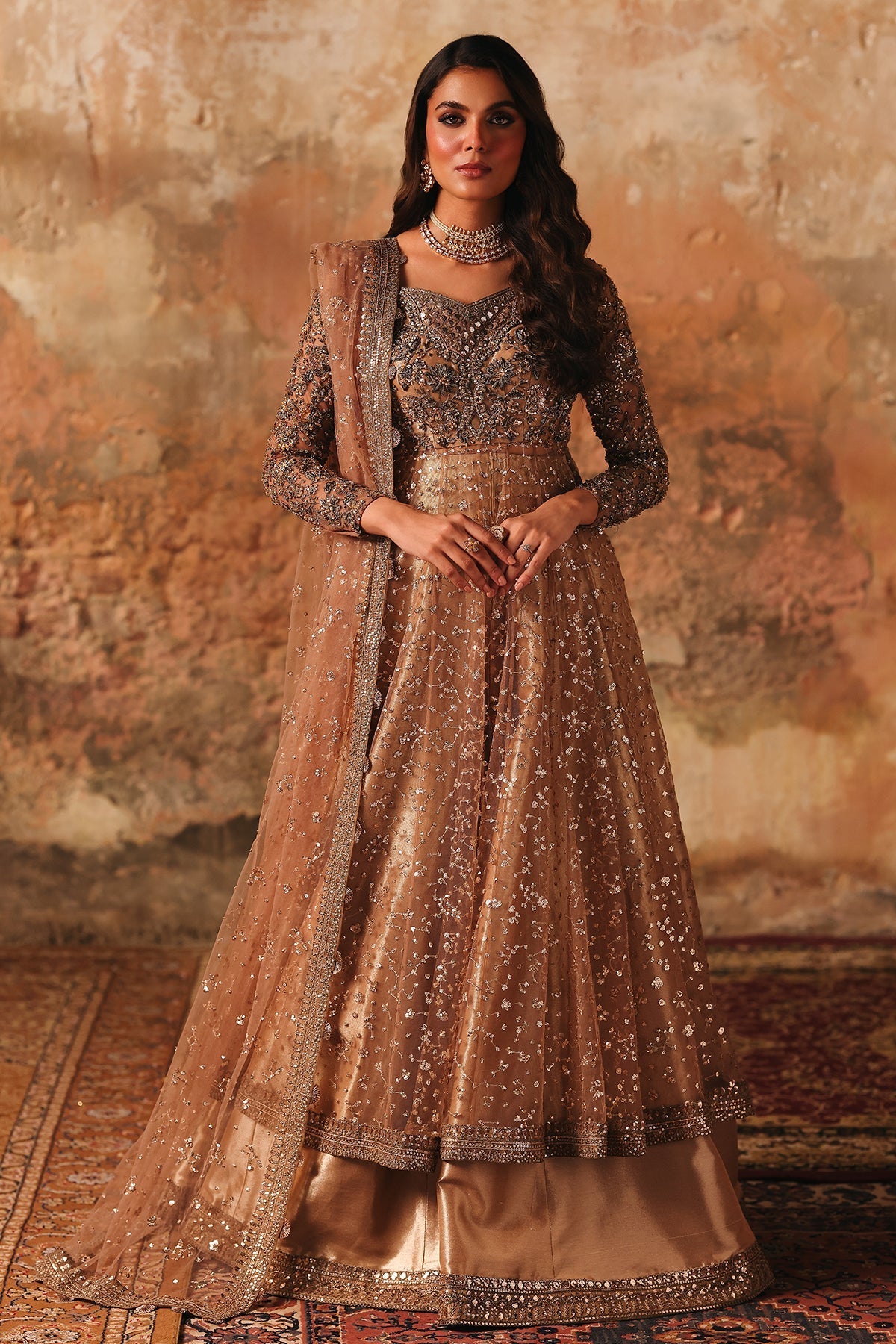 Charizma | Statement Formals | STM-5-015 - Peach