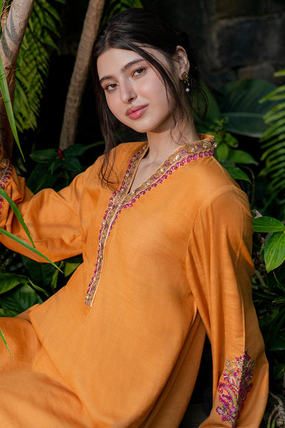 Zellbury | Winter Pret | Embroidered Kurta Trouser - 1289 - Libasekhas