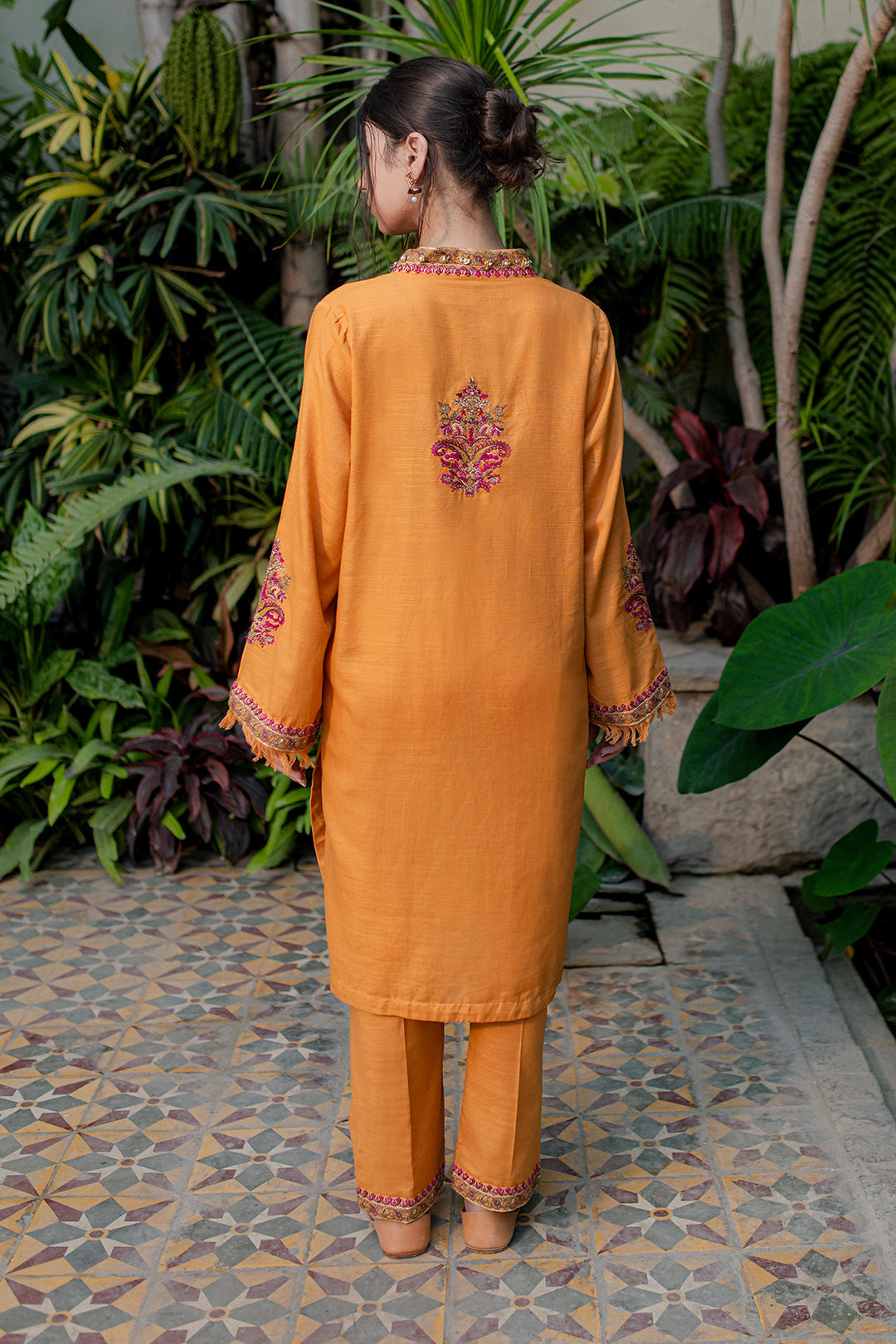 Zellbury | Winter Pret | Embroidered Kurta Trouser - 1289 - Libasekhas