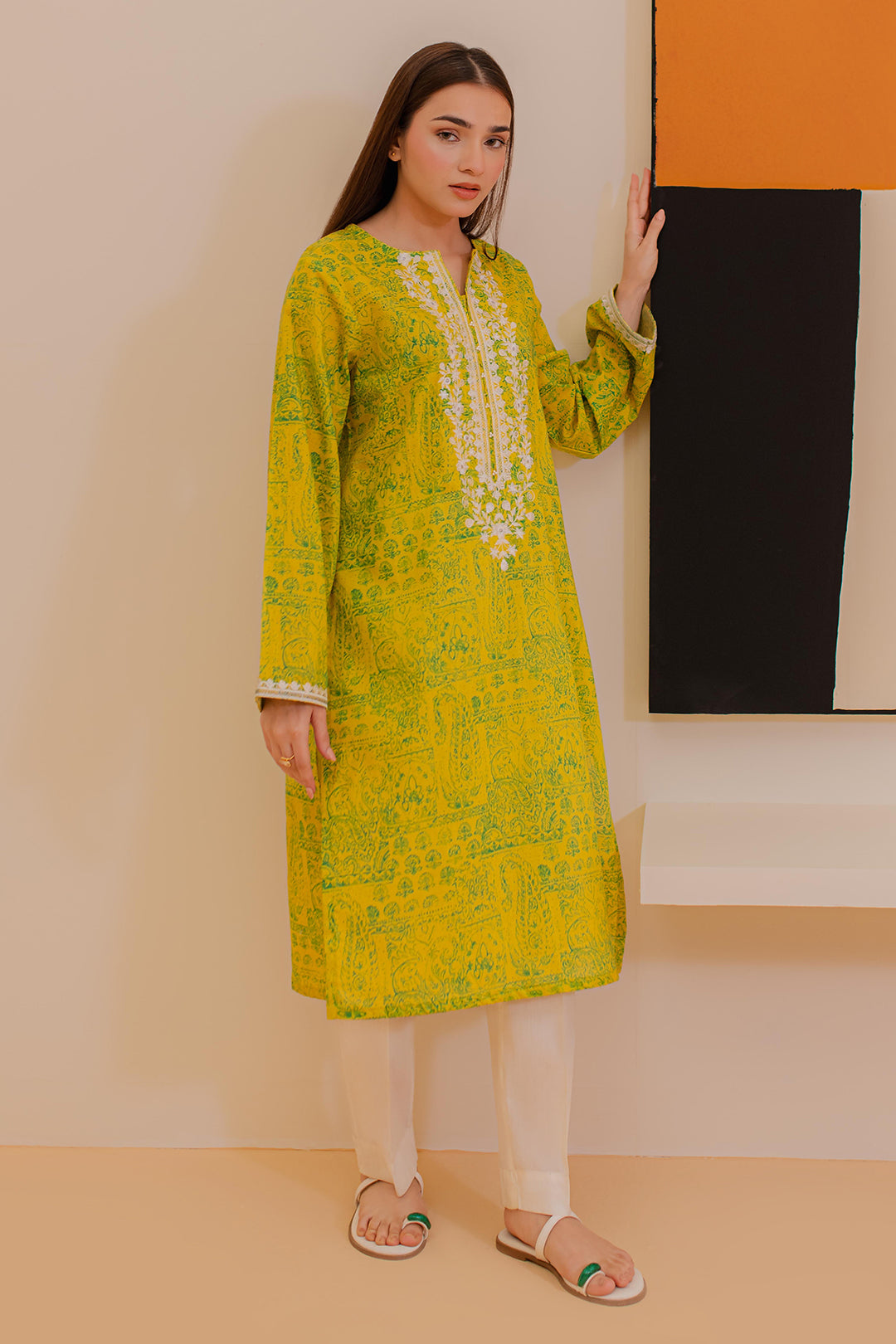 Zellbury | Summer Pret | Embroidered Kurta - 2845 - Libasekhas