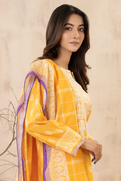 Zellbury | Summer Pret | Embroidered Kurta Dupatta - 2823 - Libasekhas