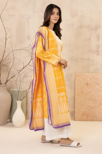 Zellbury | Summer Pret | Embroidered Kurta Dupatta - 2823 - Libasekhas