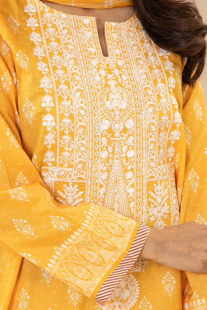 Zellbury | Summer Pret | Embroidered Kurta Dupatta - 2823 - Libasekhas