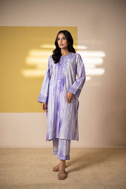 Zellbury | Summer Pret | Embroidered Kurta Trouser - 3217 - Libasekhas